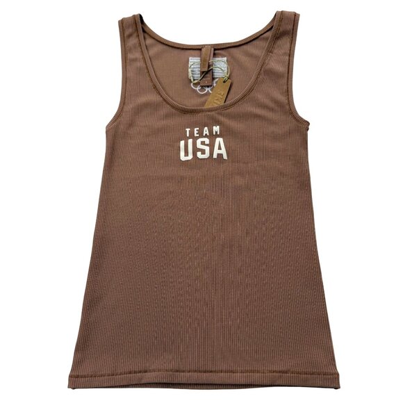 SKIMS Soft Lounge Rib Tank + Thong Team USA Sienna Small - Picture 2 of 14